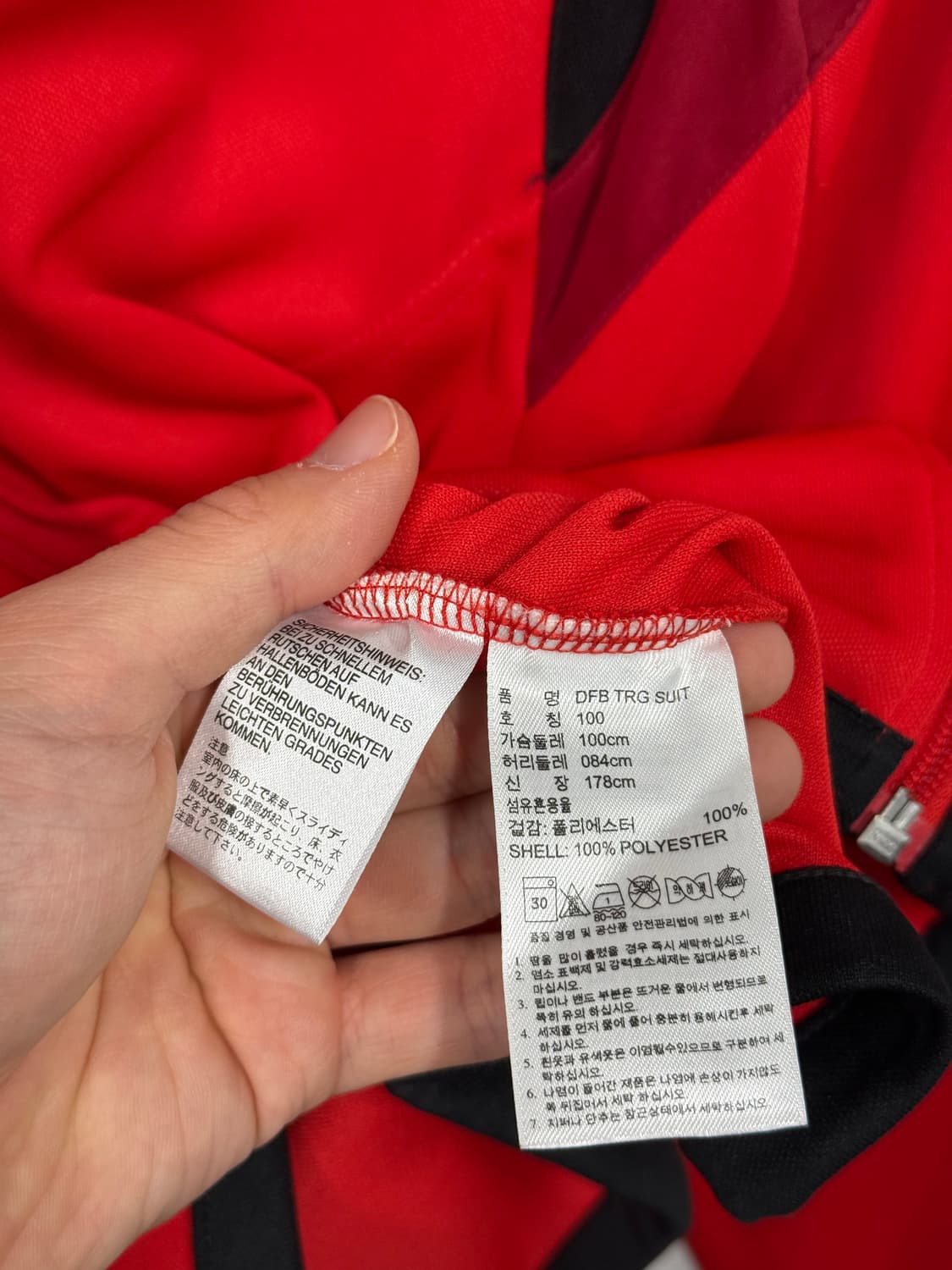 Adidas Germany Red jersey 상품이미지9
