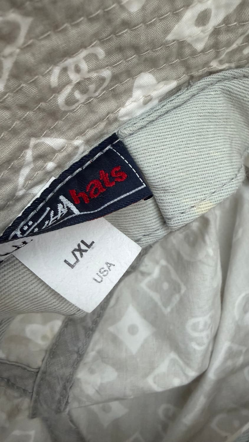 STUSSY LV MONOGRAM HAT 1990'S OLD 상품이미지6