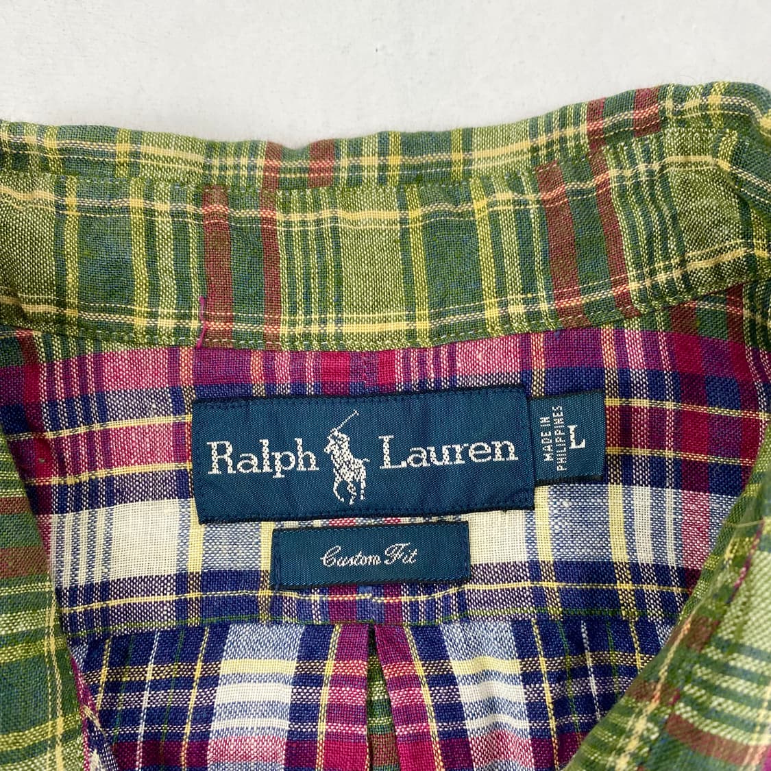 폴로 체크 포켓 린넨 셔츠 (103) 상품이미지6