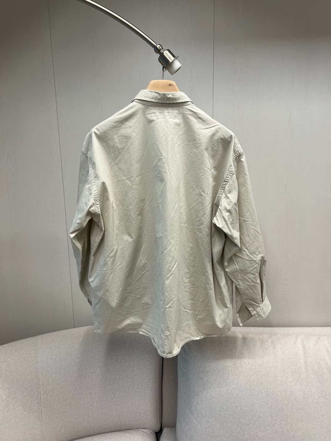 니코앤드 아이보리 코튼 셔츠 자켓  상품이미지4