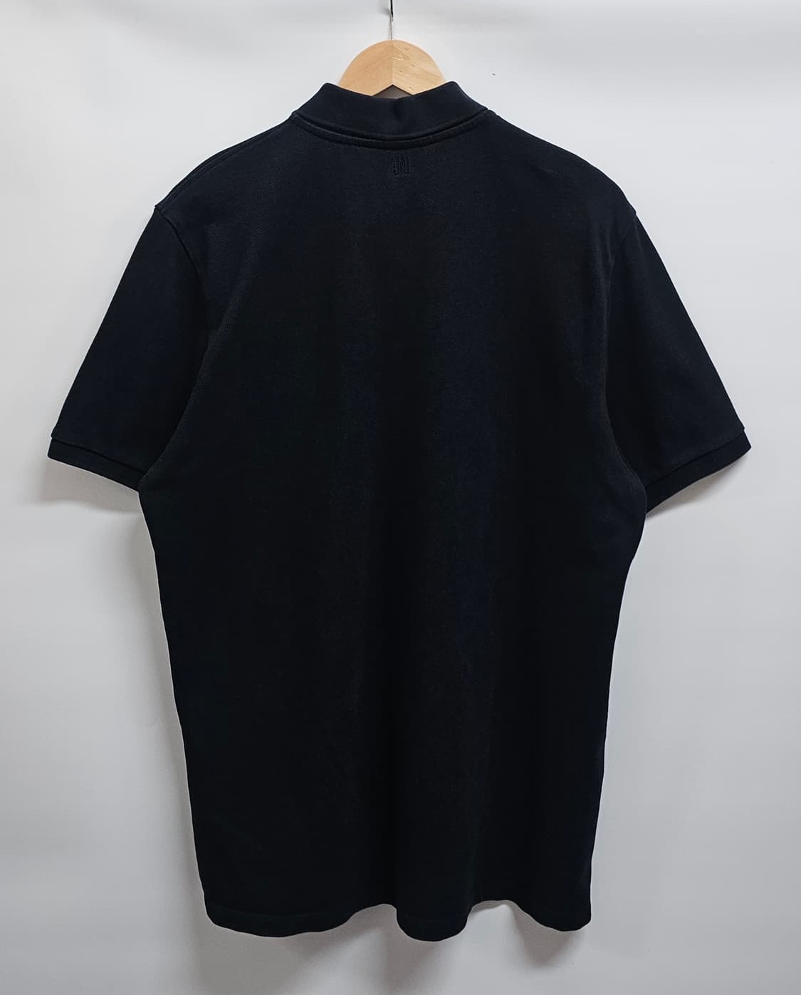 아미 스몰로고 블랙 반팔카라티 XL 상품이미지2