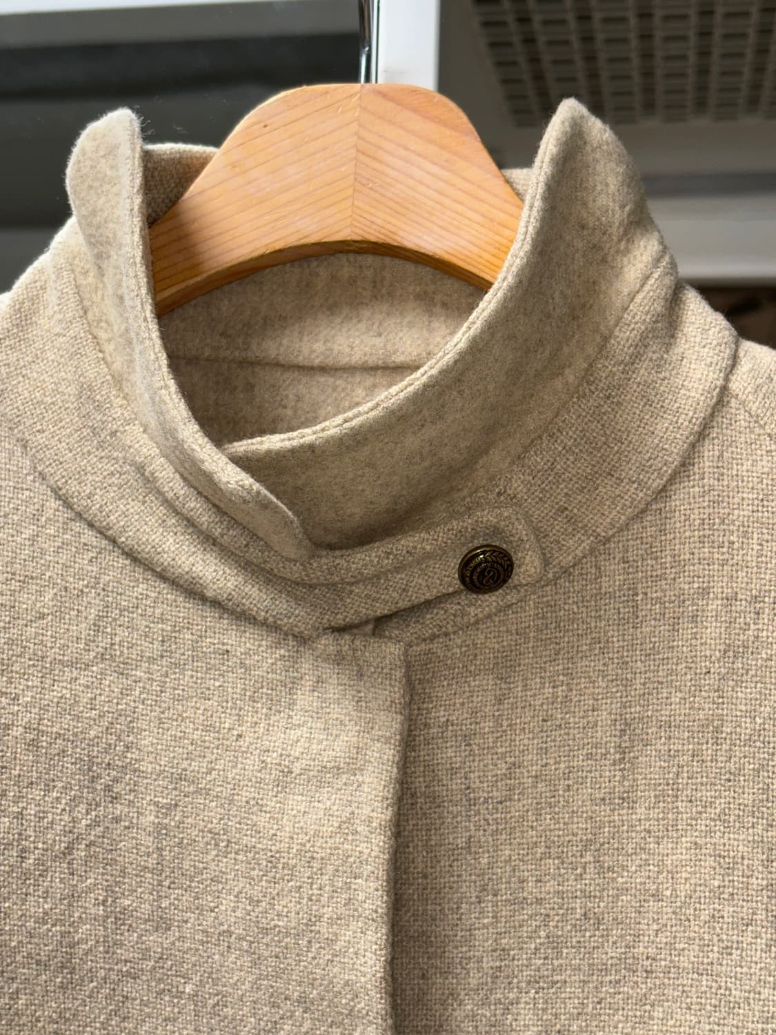 츠모리 치사토 베이지 울자켓 상품이미지3