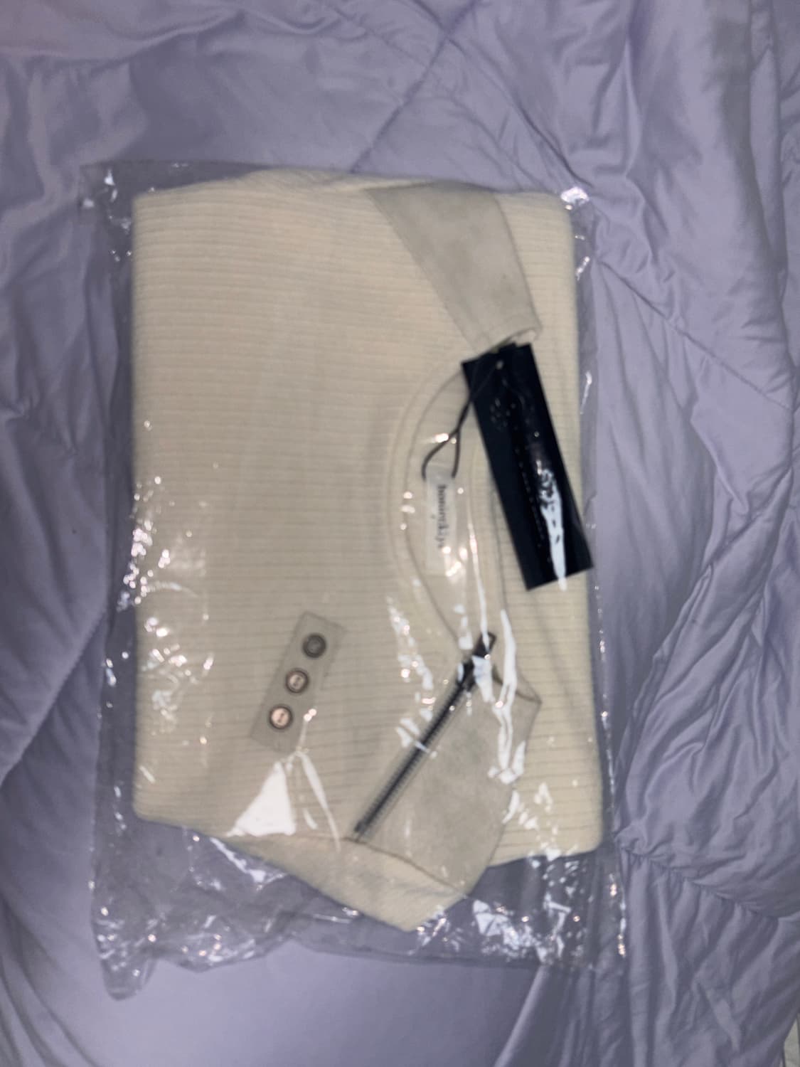 (택포)보니앤키예 Detachable Zipper Leather Top 상품이미지2