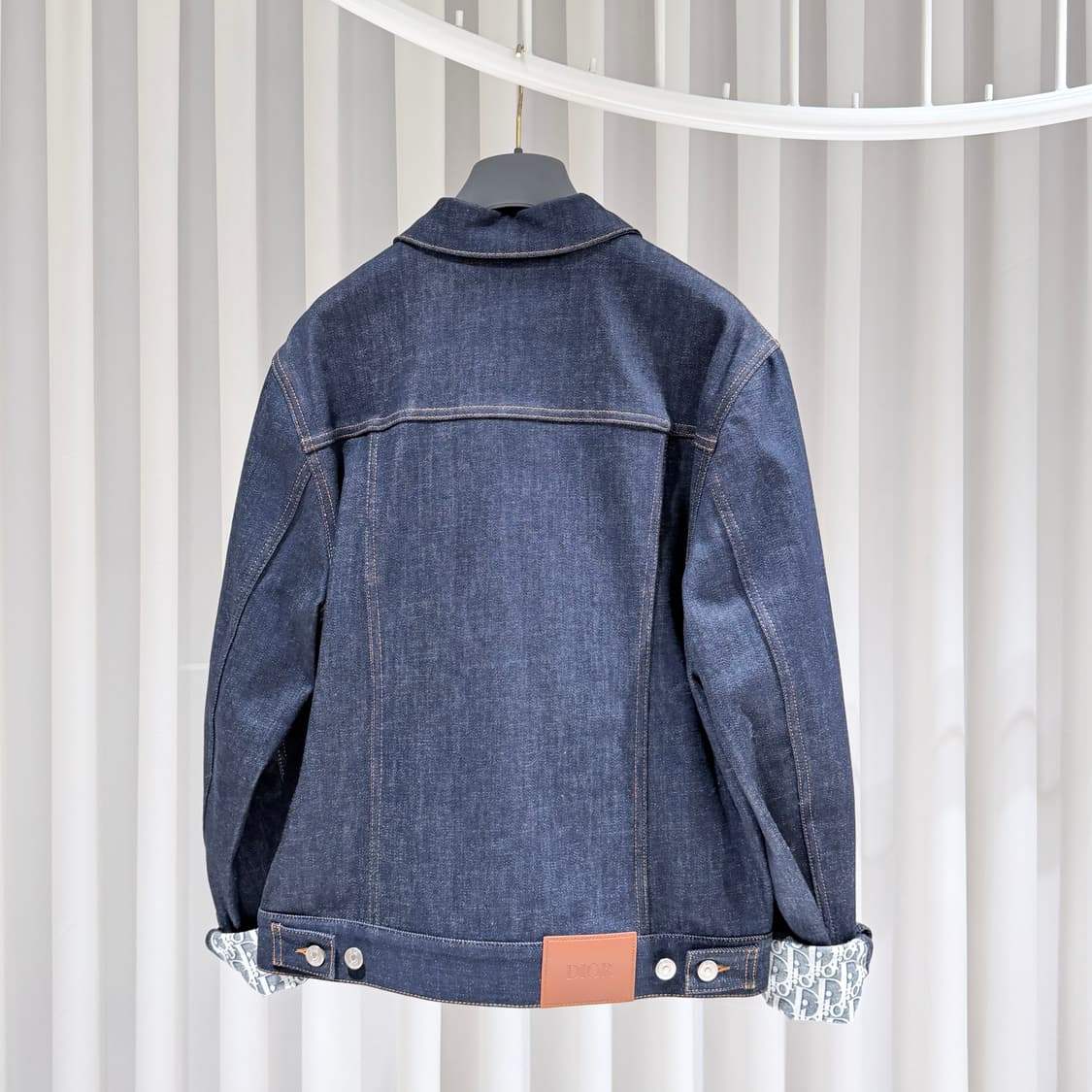 48 / 디올 오블리크 데님 청자켓 / 미사용 상품이미지5
