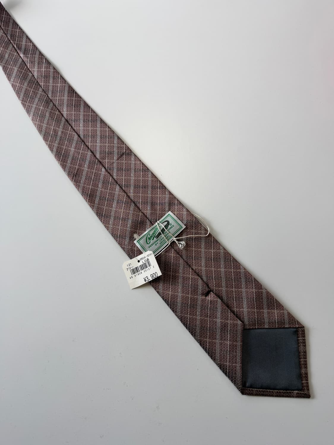 크로커다일 (Crocodile) 실크 넥타이 9cm 상품이미지3