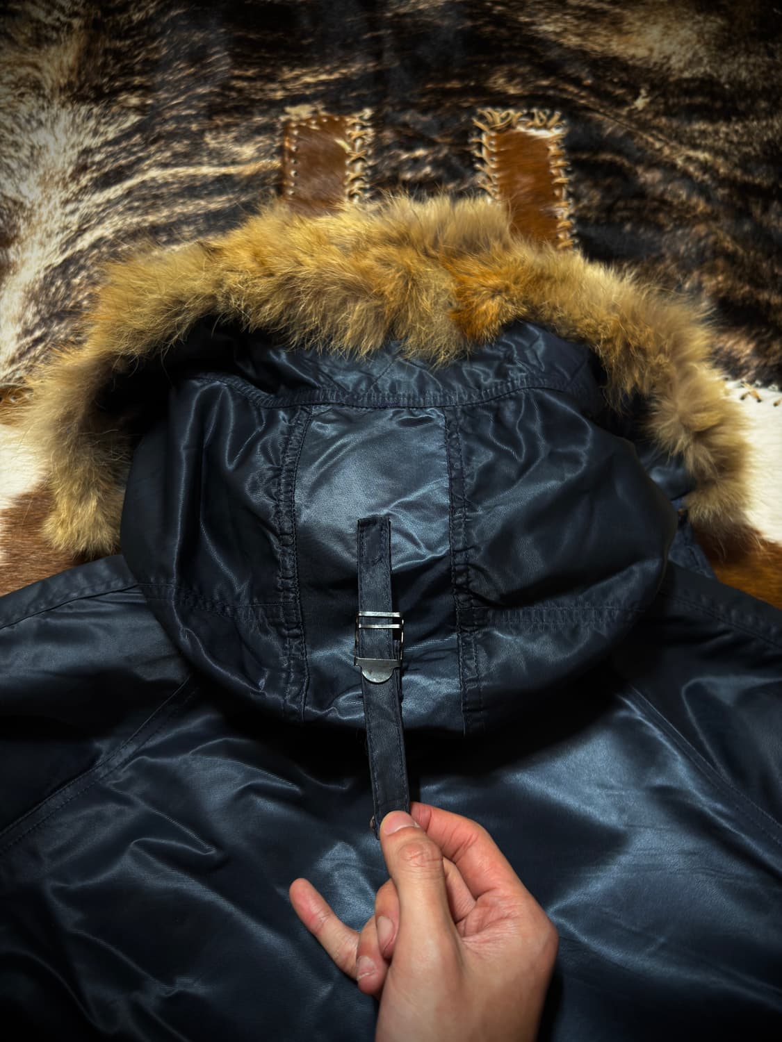 90s USA Corinth N3B Flight parka 상품이미지9