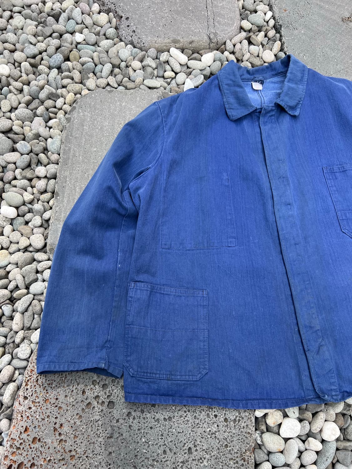 OLD VINTAGE "DENIM" FRENCH 빈티지프렌치데님워크자켓 상품이미지4