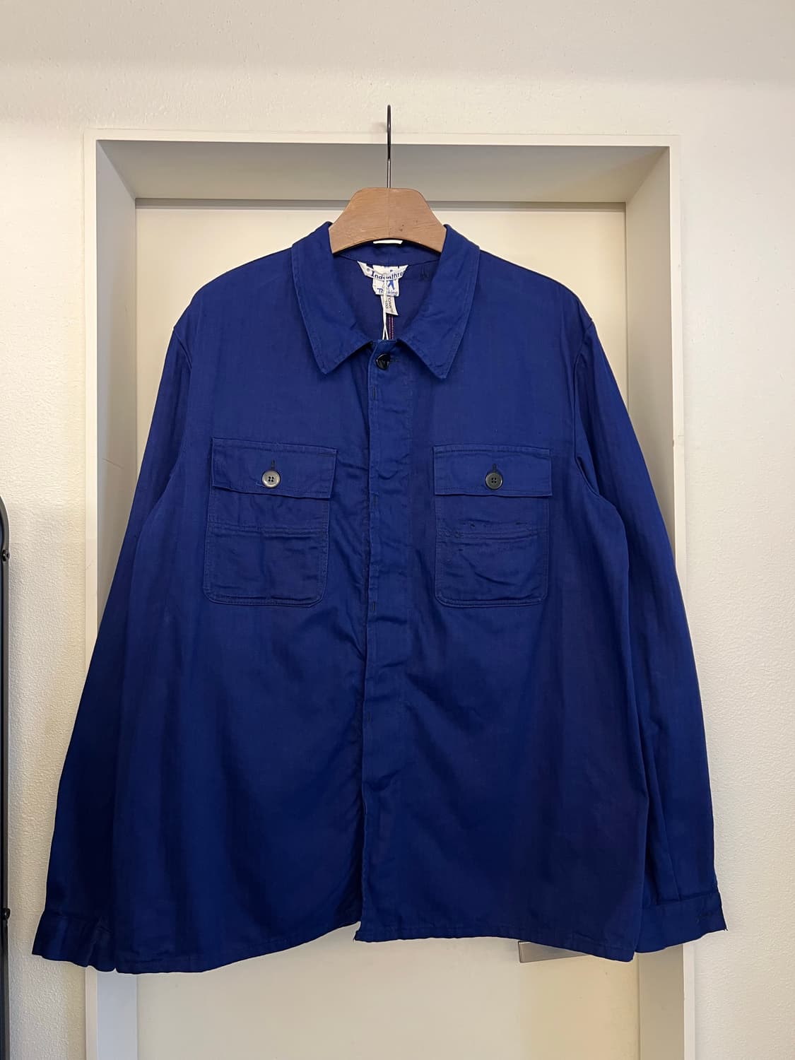 (DEADSTOCK)(HBT)OLD FRENCH WORK 프렌치워크자켓 상품이미지1