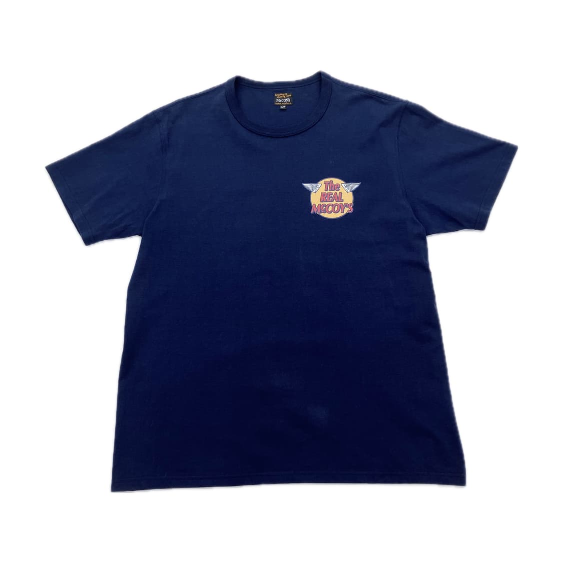 THE REAL MCCOYS LOGO T-SHIRT 상품이미지1