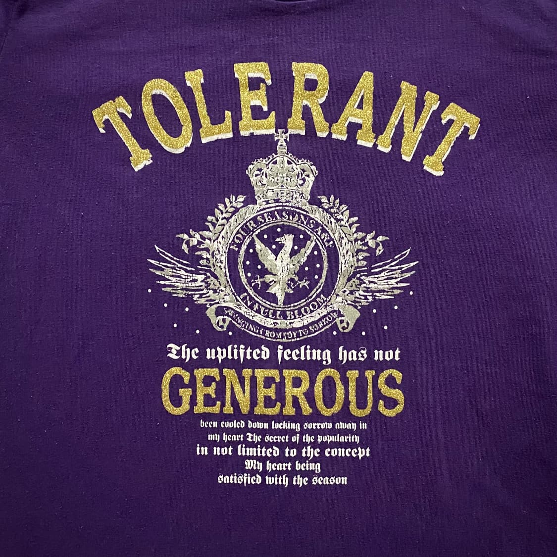 Purple Graphic Y2K T-Shirt 상품이미지3