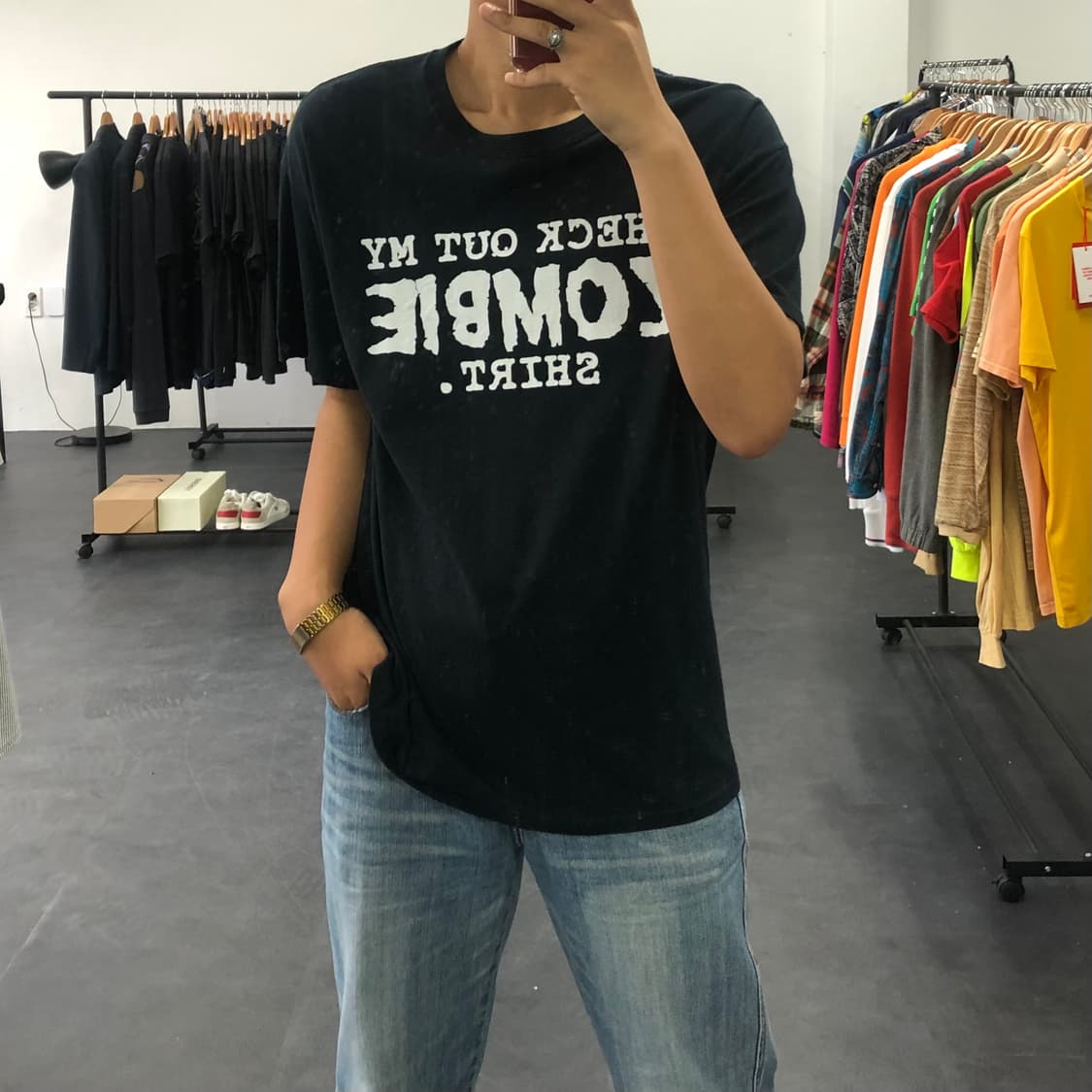 Jpn 빈티지 zombie 티셔츠 상품이미지3