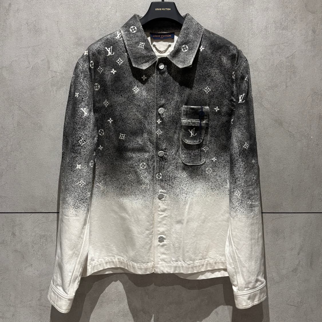 [4L size] 루이비통 모너그램 워크웨어 데님자켓 상품이미지1