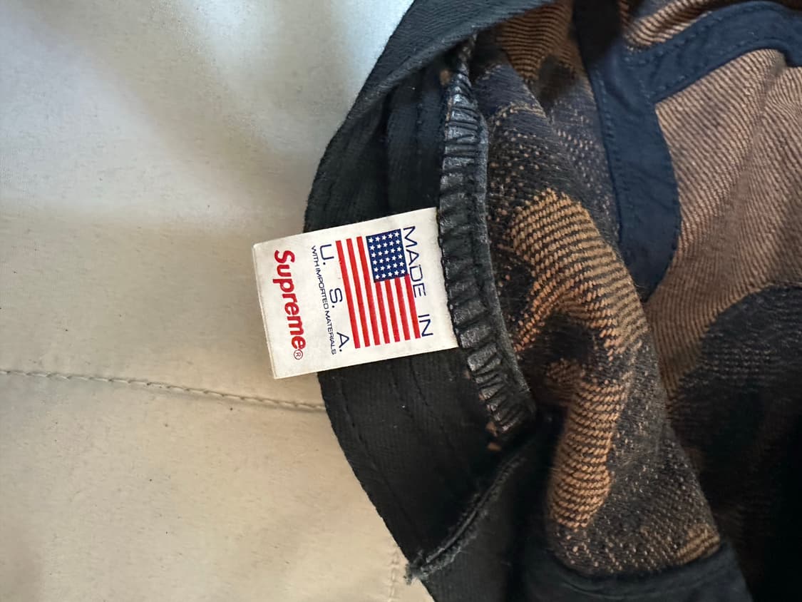 Supreme flame Jacquard denim campcap 상품이미지4