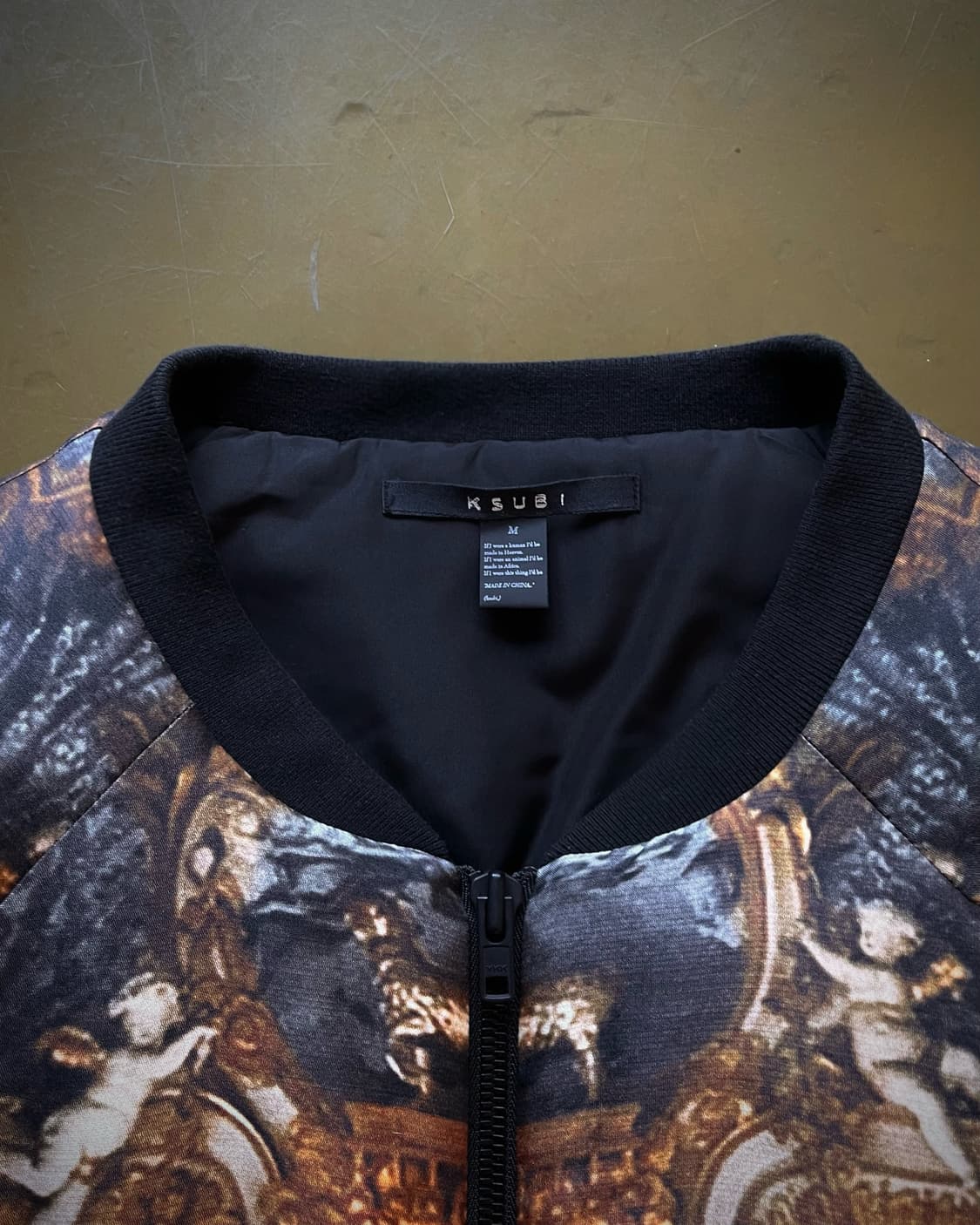 KSUBI Archive Baroque Graphic Bomber JK 상품이미지5
