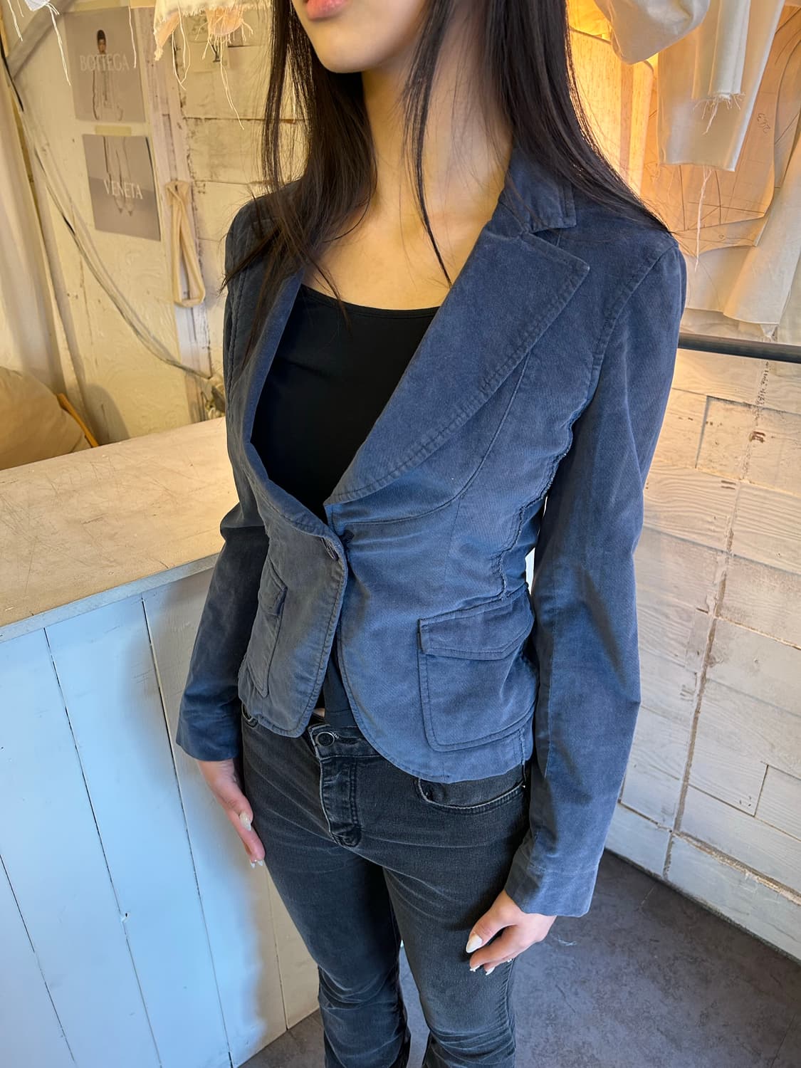 ARMANi stretch cotton jacket 상품이미지1