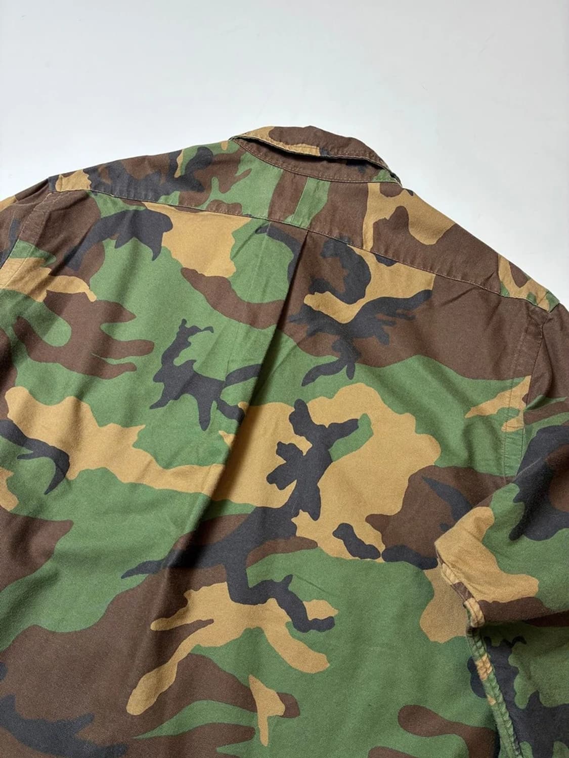 폴로 랄프로렌 큐알 신형 클래식 핏 카모 옥스퍼드 셔츠 PN9119 상품이미지6