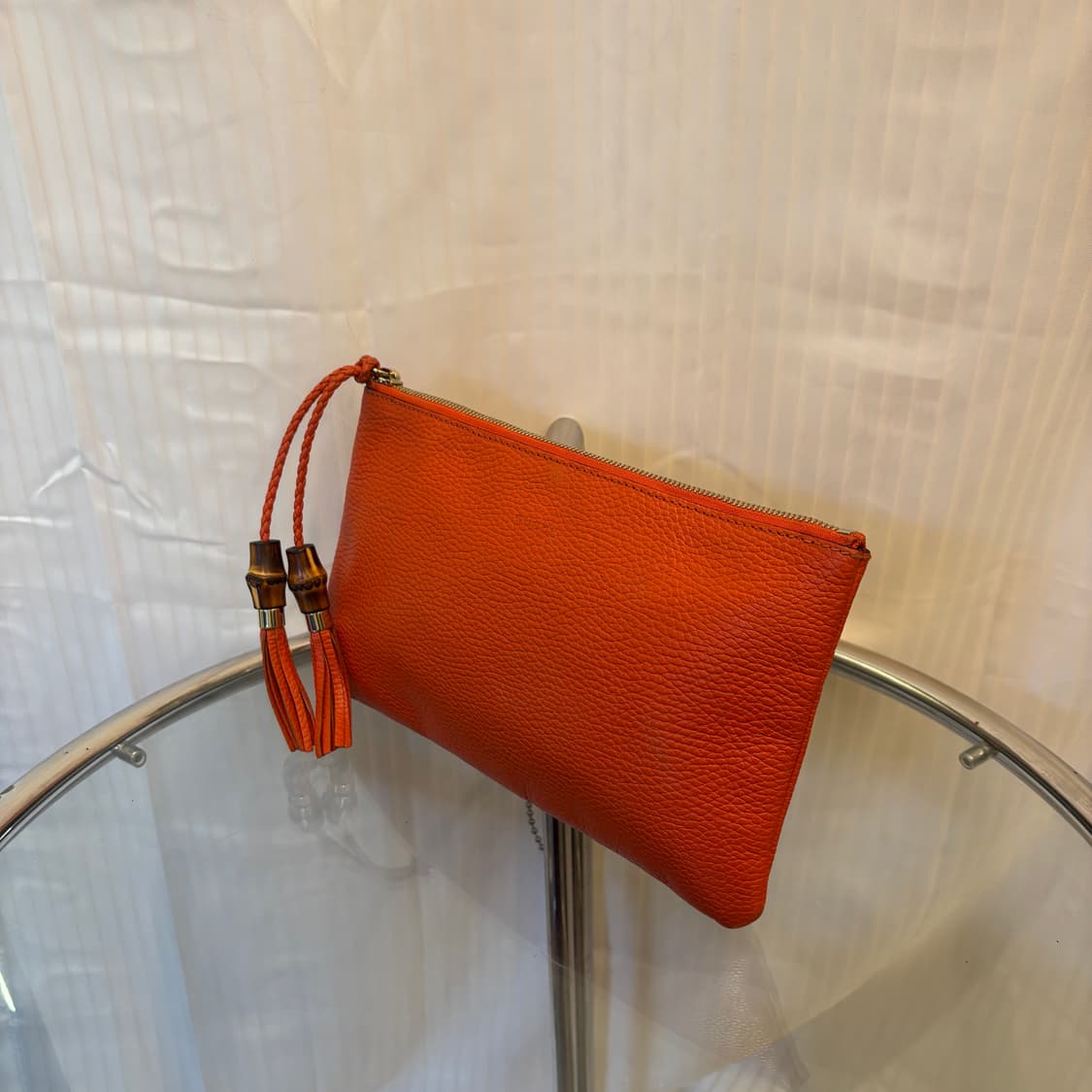 정품 구찌 뱀부 태슬 클러치백    상품이미지4