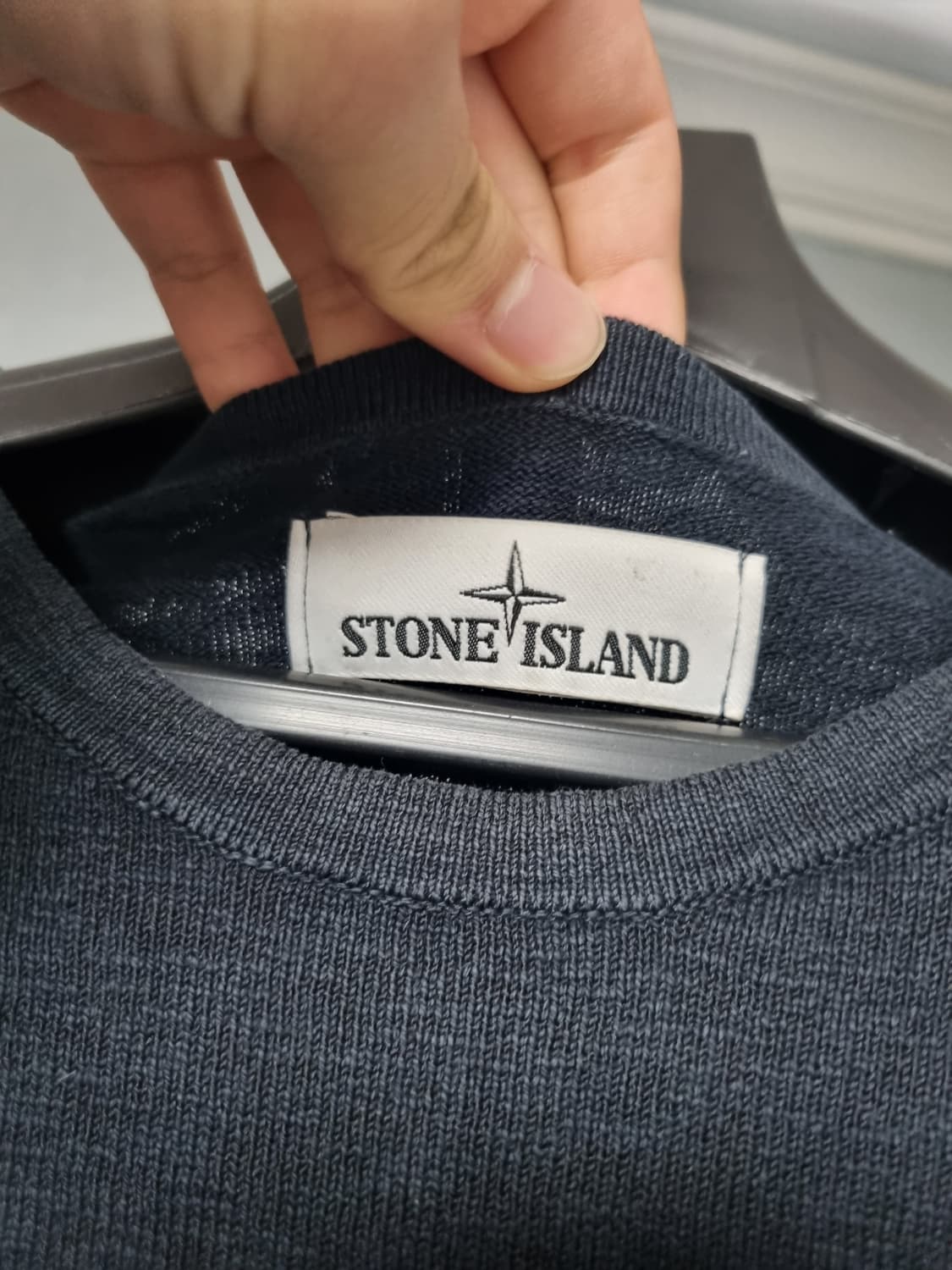 [최종가격] 스톤아일랜드 네이비 블랙 니트 상품이미지3