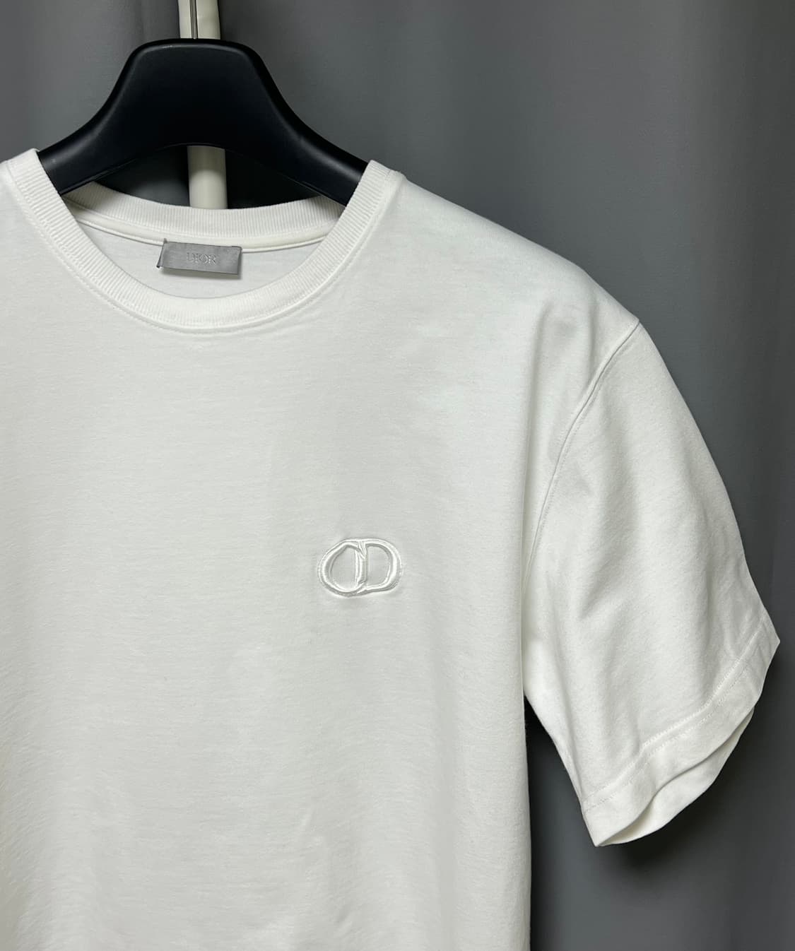 [정품] XL 디올 CD 로고 반팔티 화이트 상품이미지1
