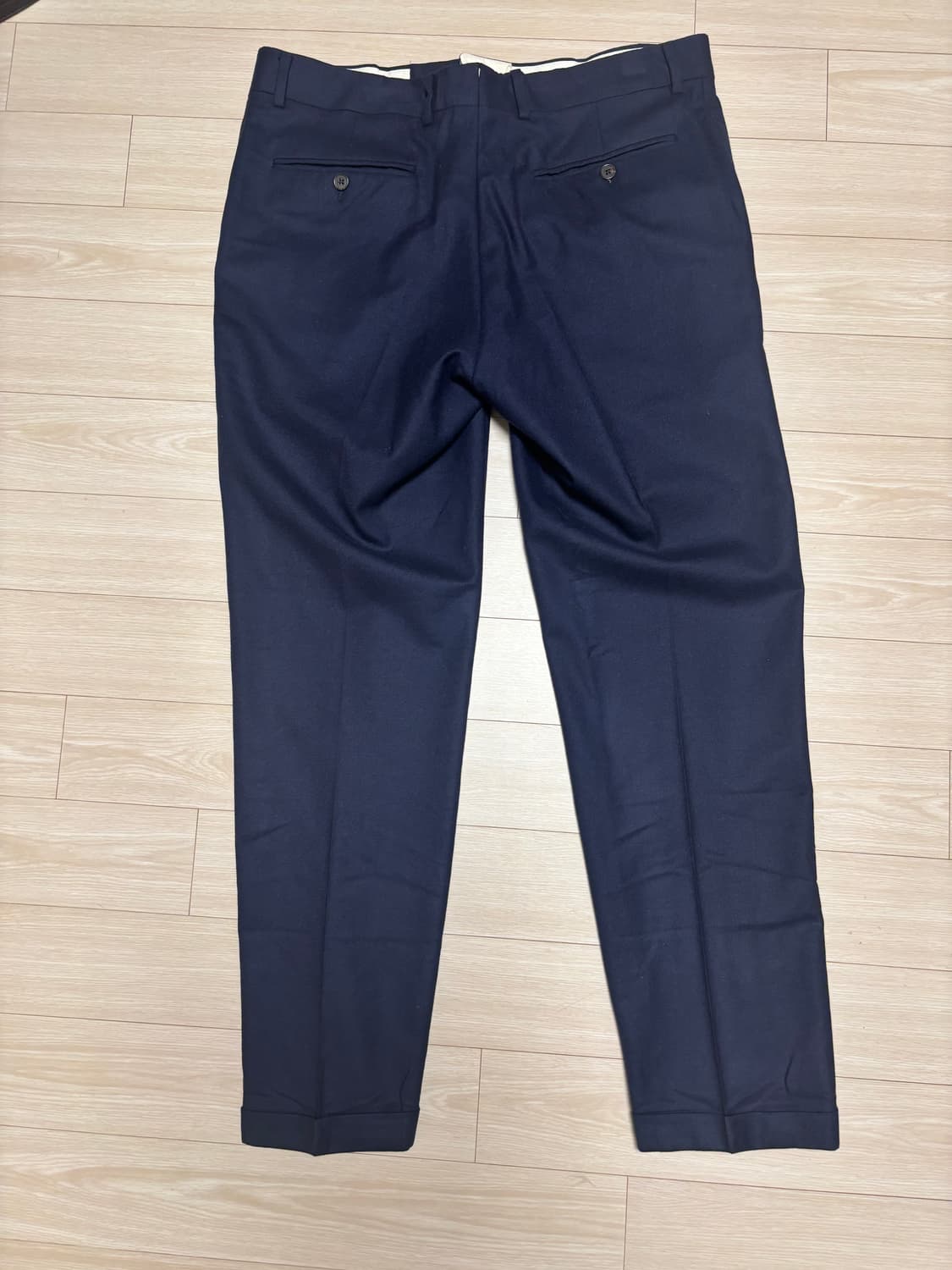 폴로 랄프로렌 made in italy 네이비 울 정장 바지(32) 상품이미지2