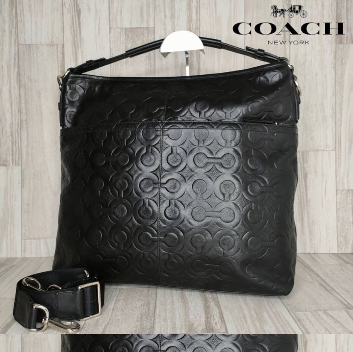 COACH 코치 레더 크로스백 상품이미지1