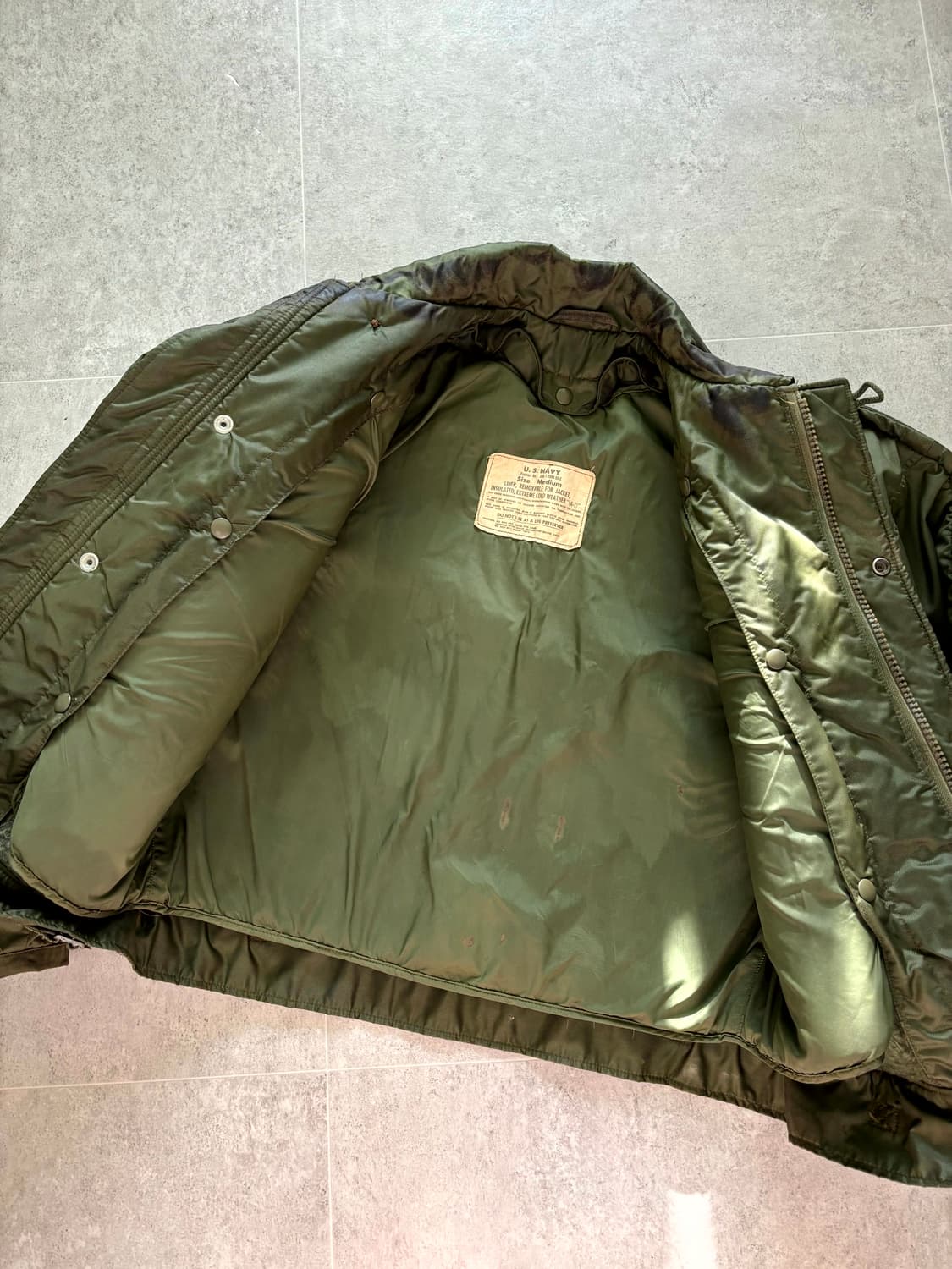 60's 미 해군 A-1 덱 자켓 M(105~108) 상품이미지8