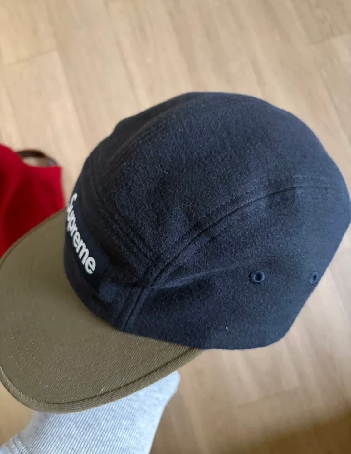 슈프림 캠프캡 네이비/카키 상품이미지2