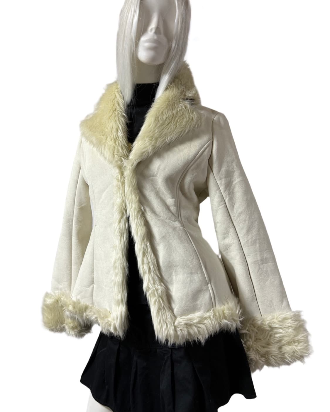 핀터레스트 무드 y2k 페이크 퍼 코트 상품이미지1