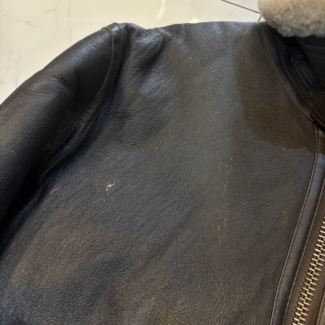 B-3 양가죽 무스탕 자켓  상품이미지4