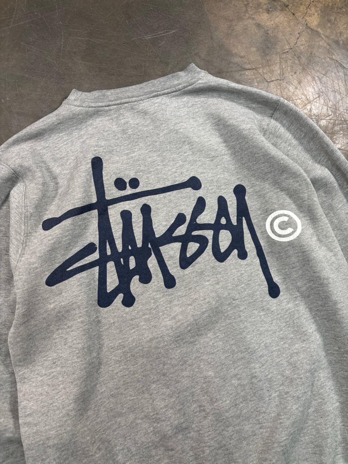 00s 스투시 스탁로고 스웻셔츠 상품이미지2