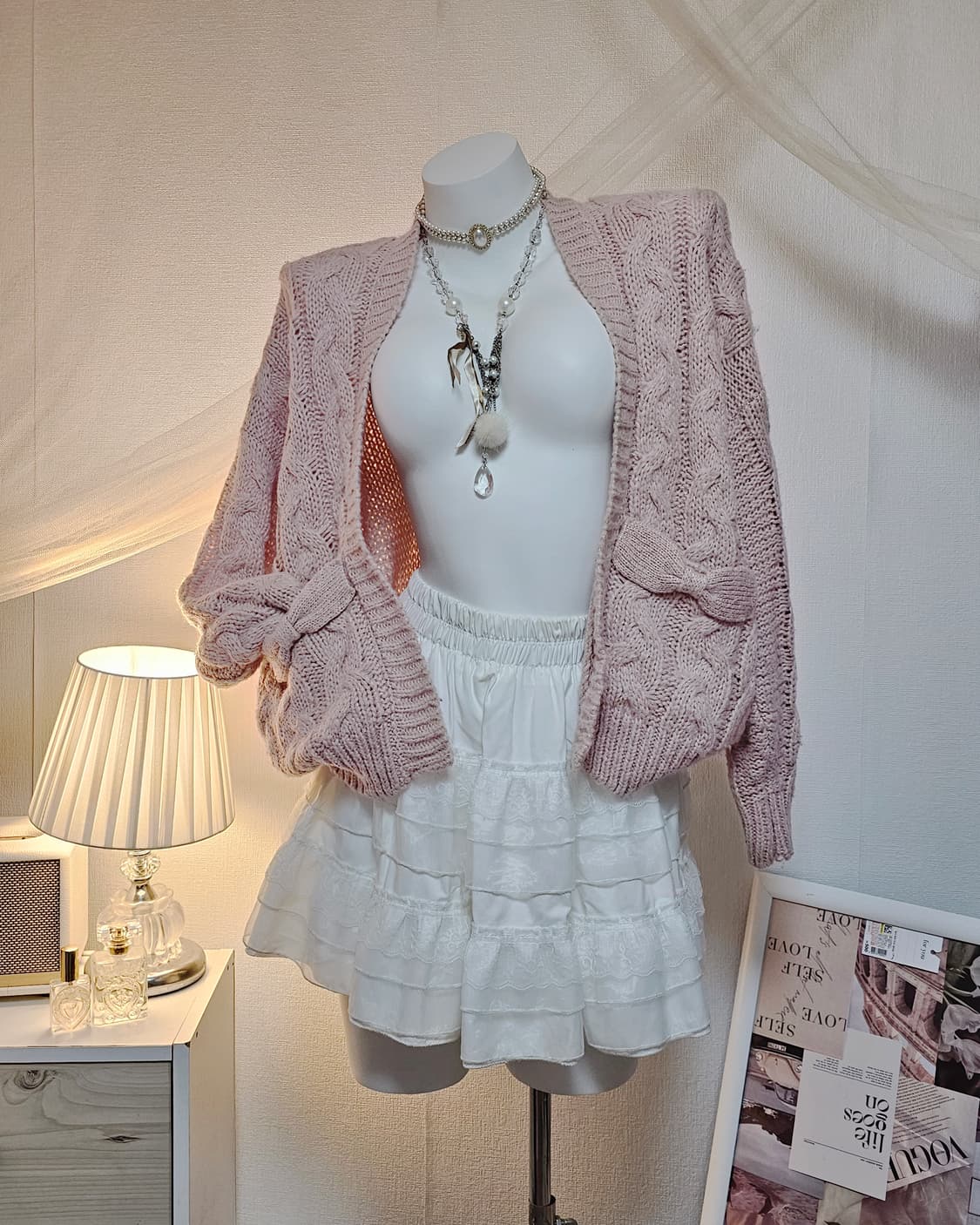 Pink fairy look style set 상품이미지4