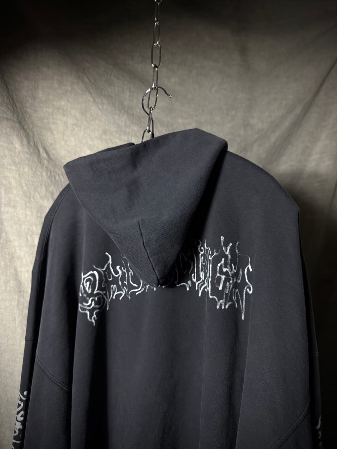 Balenciaga Metal Logo Oversized Hoodie   상품이미지8