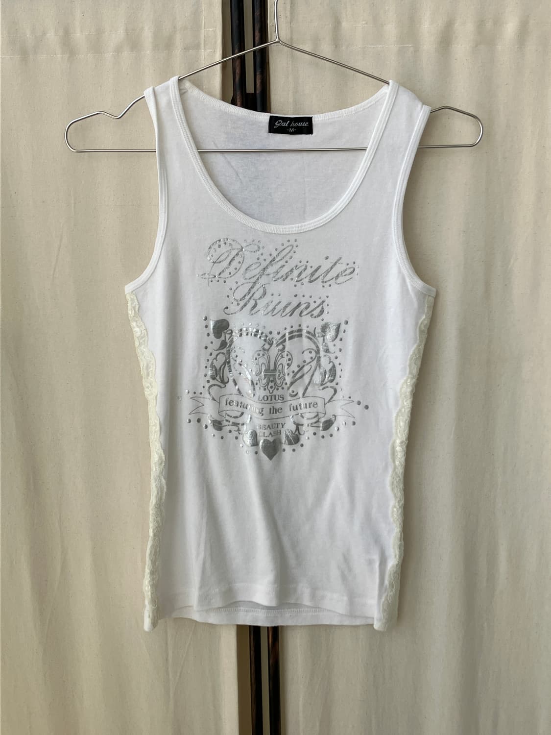 silver printing lace sleeveless 상품이미지5