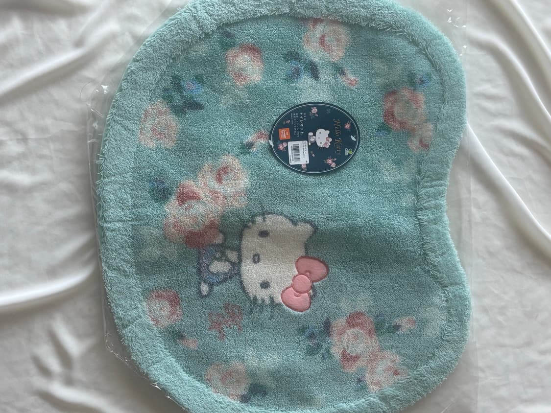 산리오 헬로키티 플라워 발매트 (민트) 상품이미지1