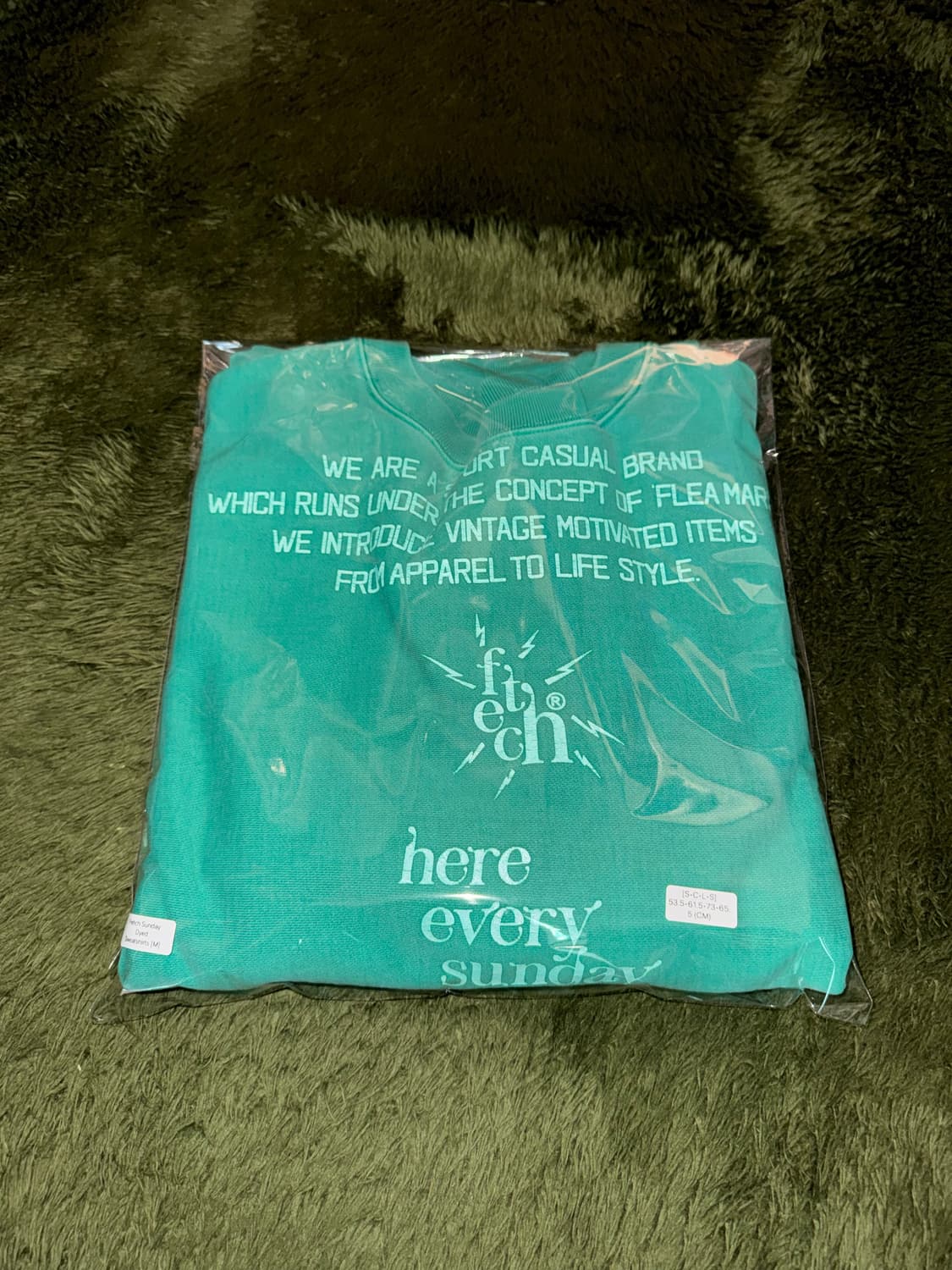 [M] Fetch 페치 선데이 US 코튼 리버스위브 스웻셔츠 상품이미지10