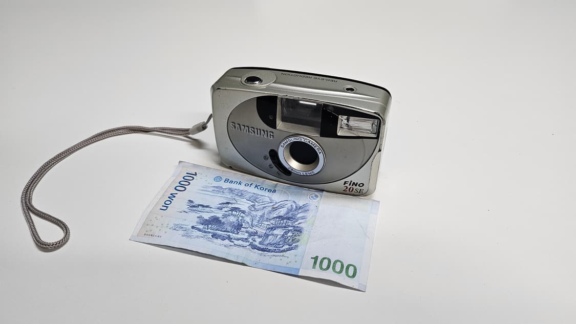 작례O 초소형 스냅 삼성 피노 20se 필름카메라 빈티지 필카 상품이미지1