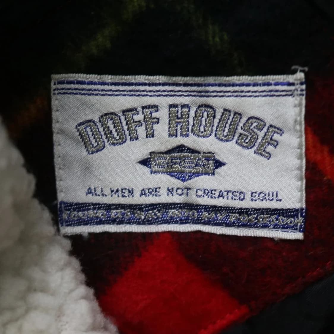 90'S DOFF HOUSE 체크 뽀글이 셔츠 자켓 63829 상품이미지9