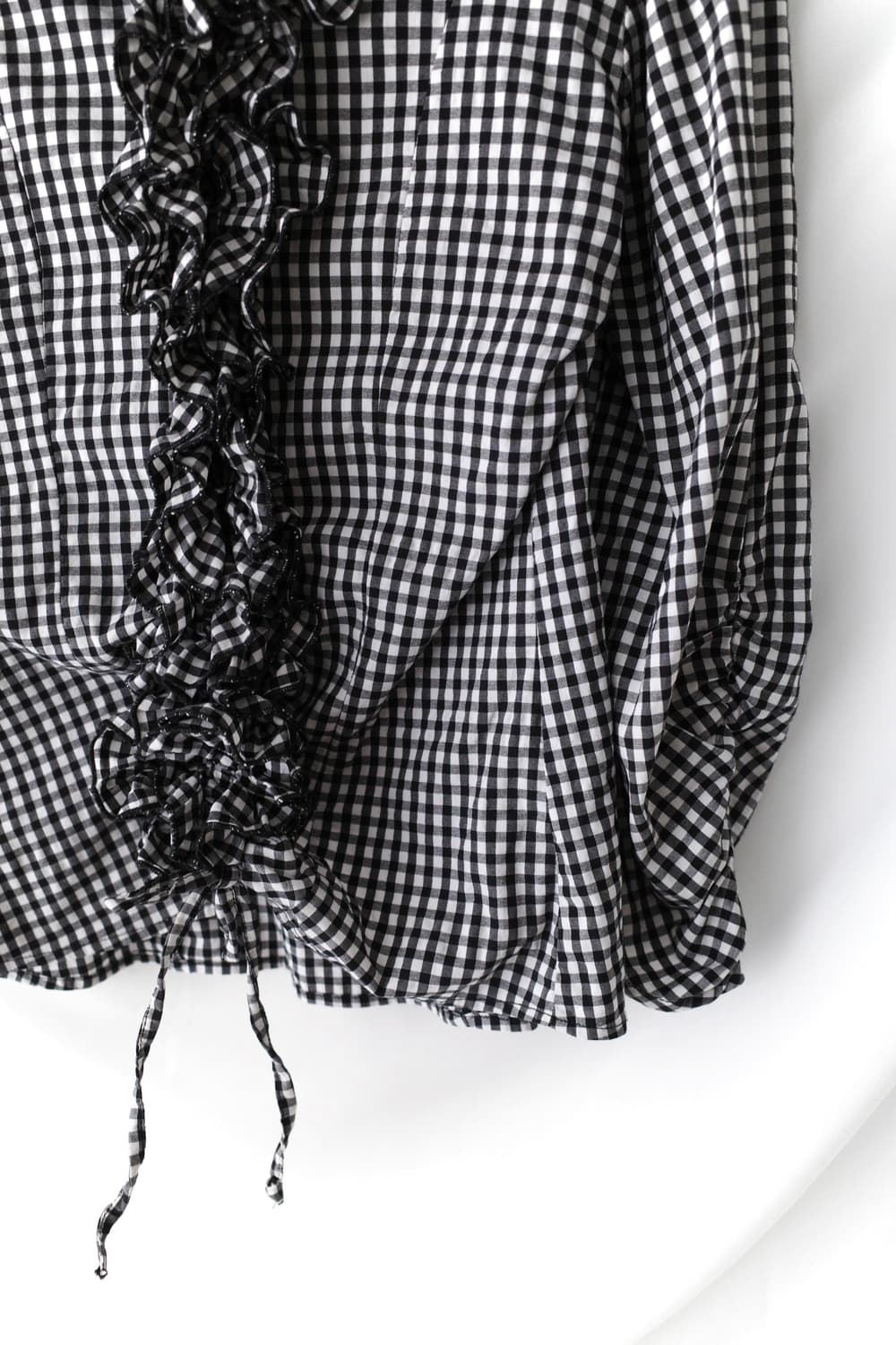 naracamic) frill check shirt 상품이미지4