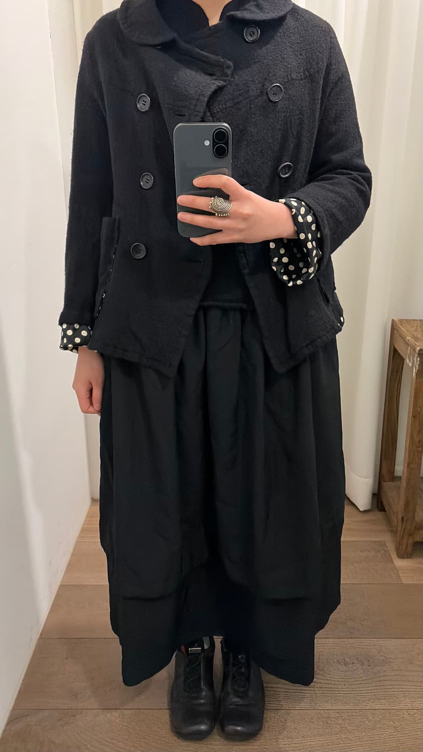 Double Button Fulling Wool Coat 상품이미지8