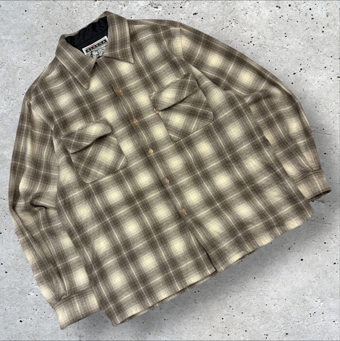 [XL] 리바이스 알레스카 ALASKA 투포캣 체크 셔츠 B684 상품이미지1