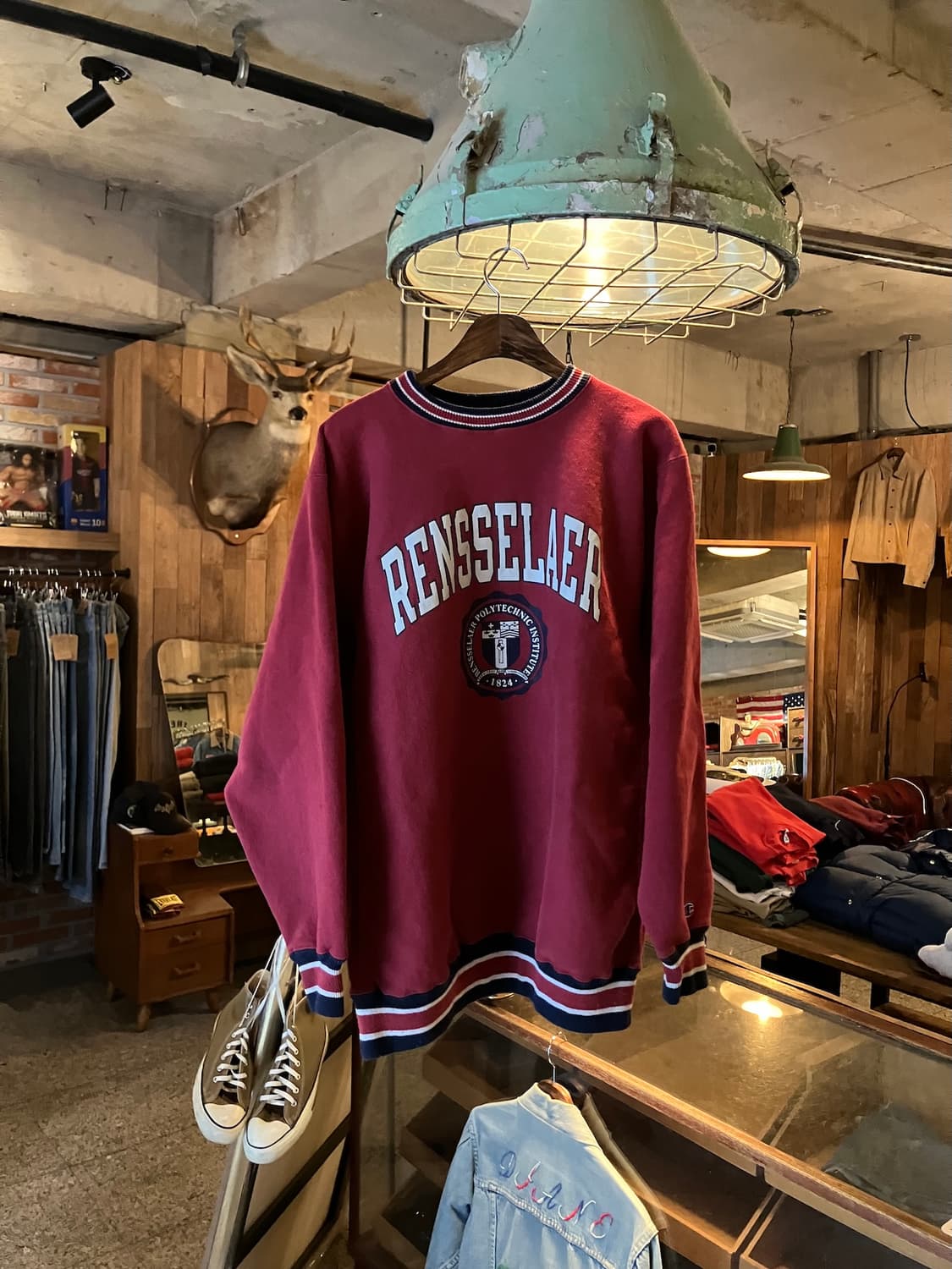 90s USA 빈티지 챔피온 리버스위브 스웻 셔츠 맨투맨 상품이미지1