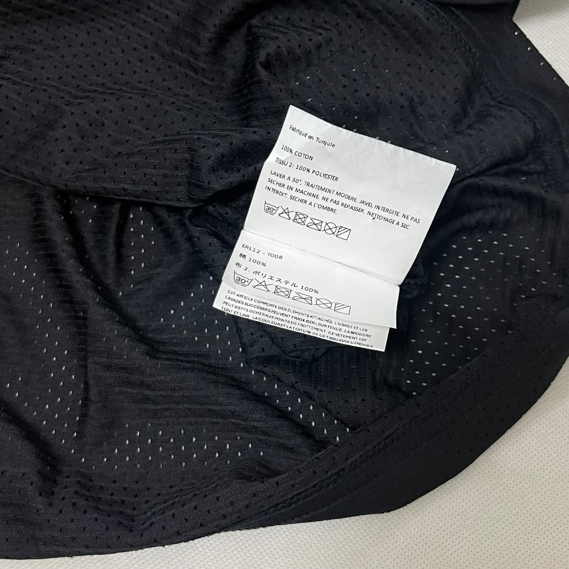 [S,M,L]이알엘 ERL 26ss 캘리포니아76 매쉬 풋볼티/블랙 상품이미지3