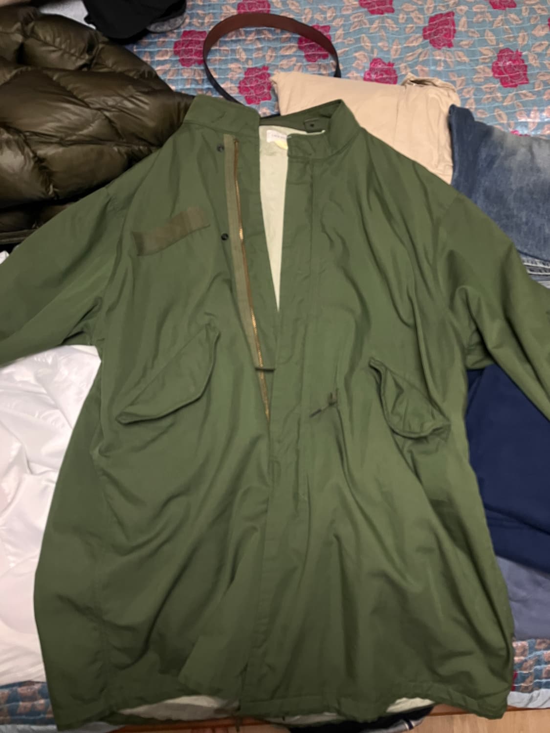 24fw 카키스 m65 피쉬테일 4 xl 올리브 그린 상품이미지2