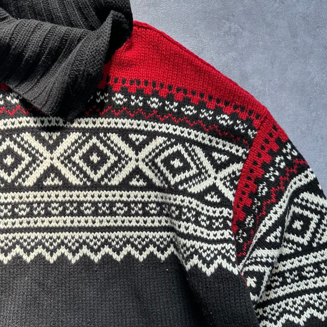 폴로 울 노르딕 핸드 니트 (va.94) 상품이미지4