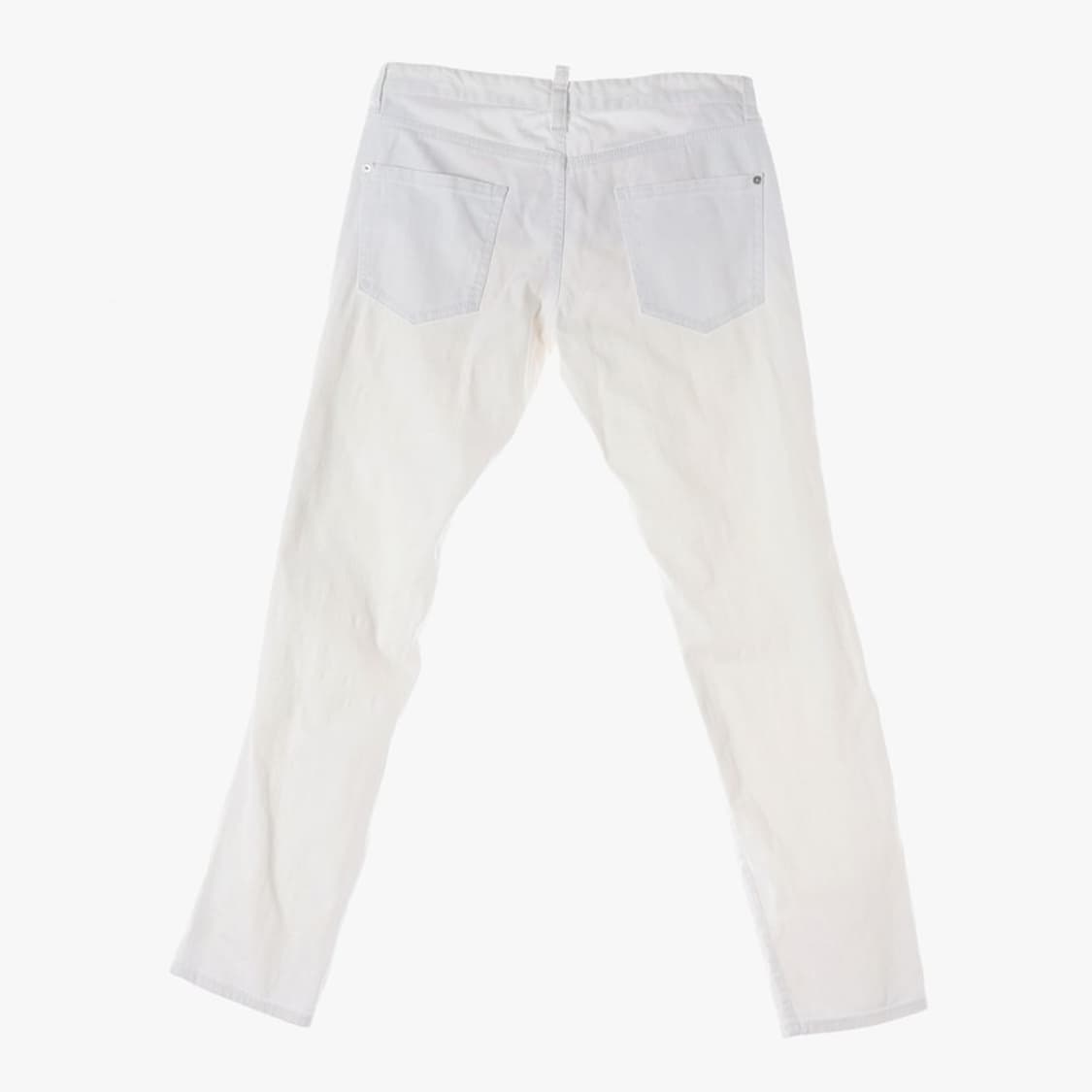 디스퀘어드2 시그널 플래그 자수 화이트 데님 팬츠 48 상품이미지2