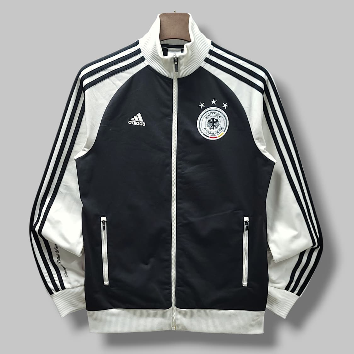 [100] 아디다스 퍼포먼스 블랙&화이트 독일 국대 트랙탑 져지 상품이미지1