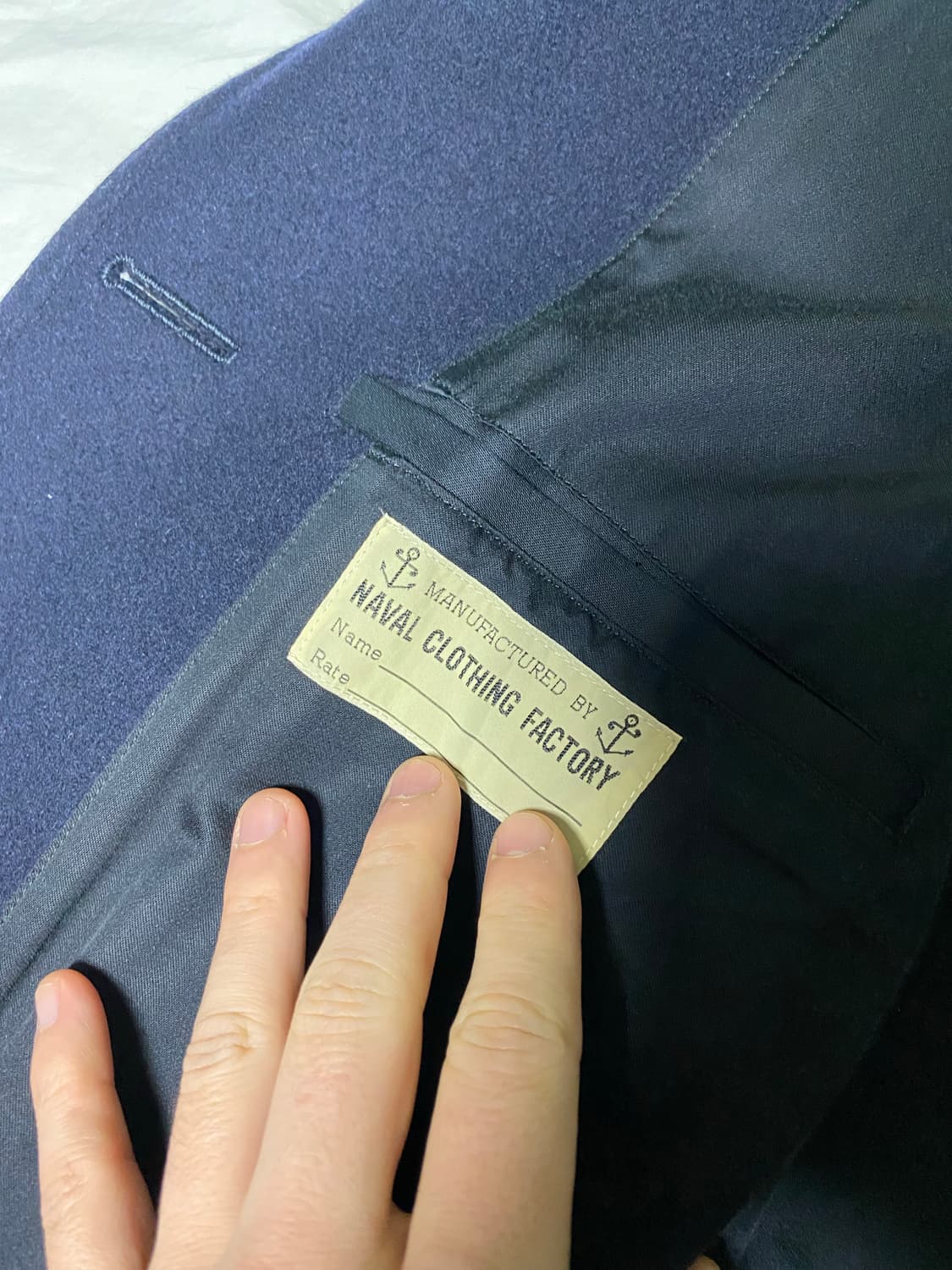 버즈릭슨 피코트 숏버전 40사이즈 네이비 상품이미지3