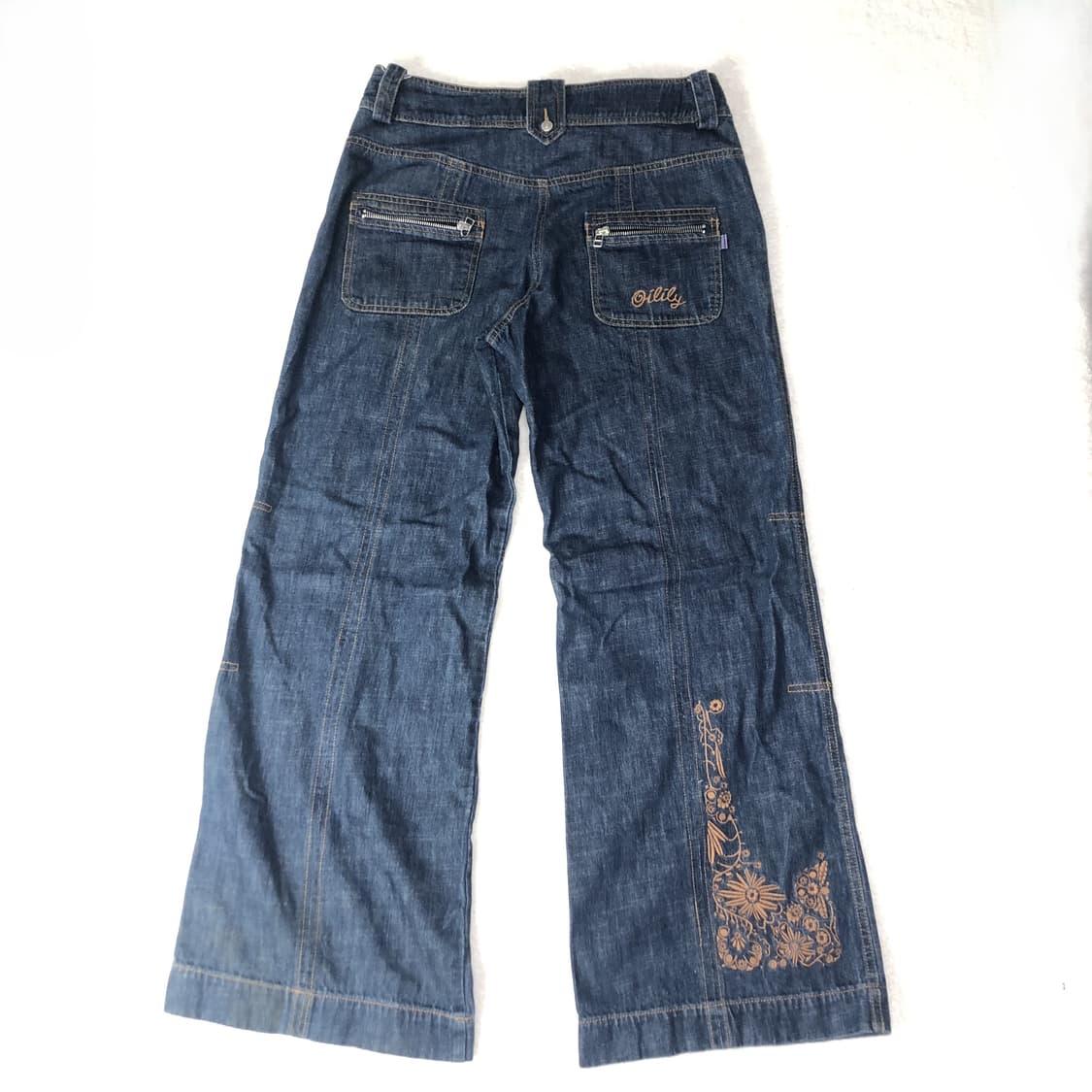 오일릴리 니들워크 와이드 팬츠 상품이미지2