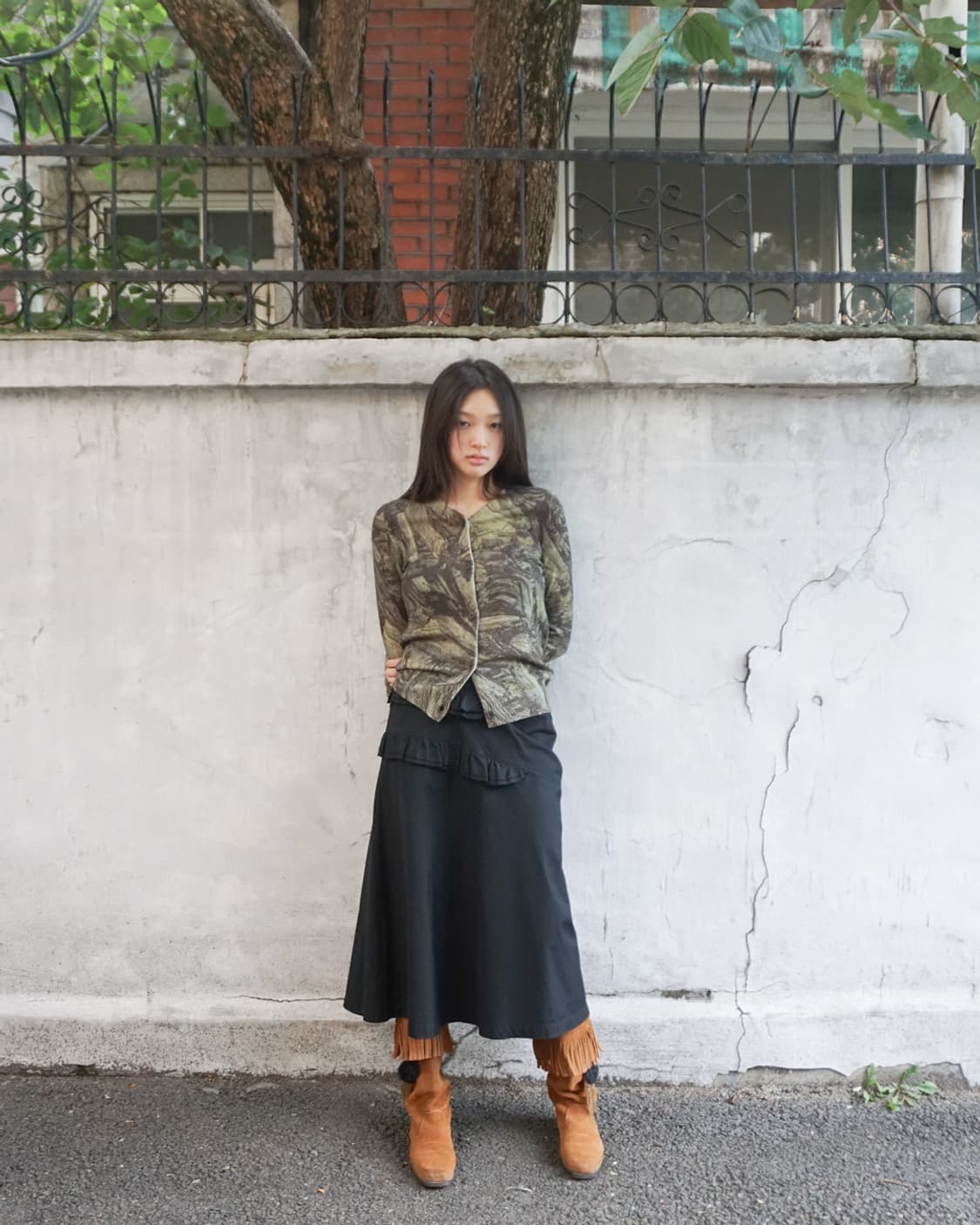 COMME DES GARÇONS tricot ruffle skirt 상품이미지2