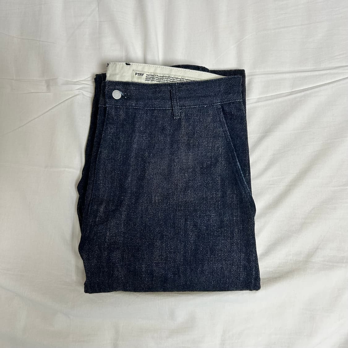 [3] 포터리 논워시드 셀비지 와이드 데님 상품이미지10